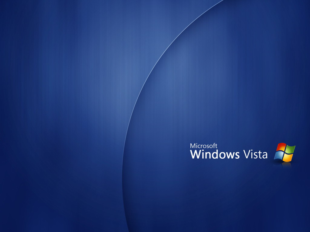 Plain Metal Blue Vista Wallpaper Windows