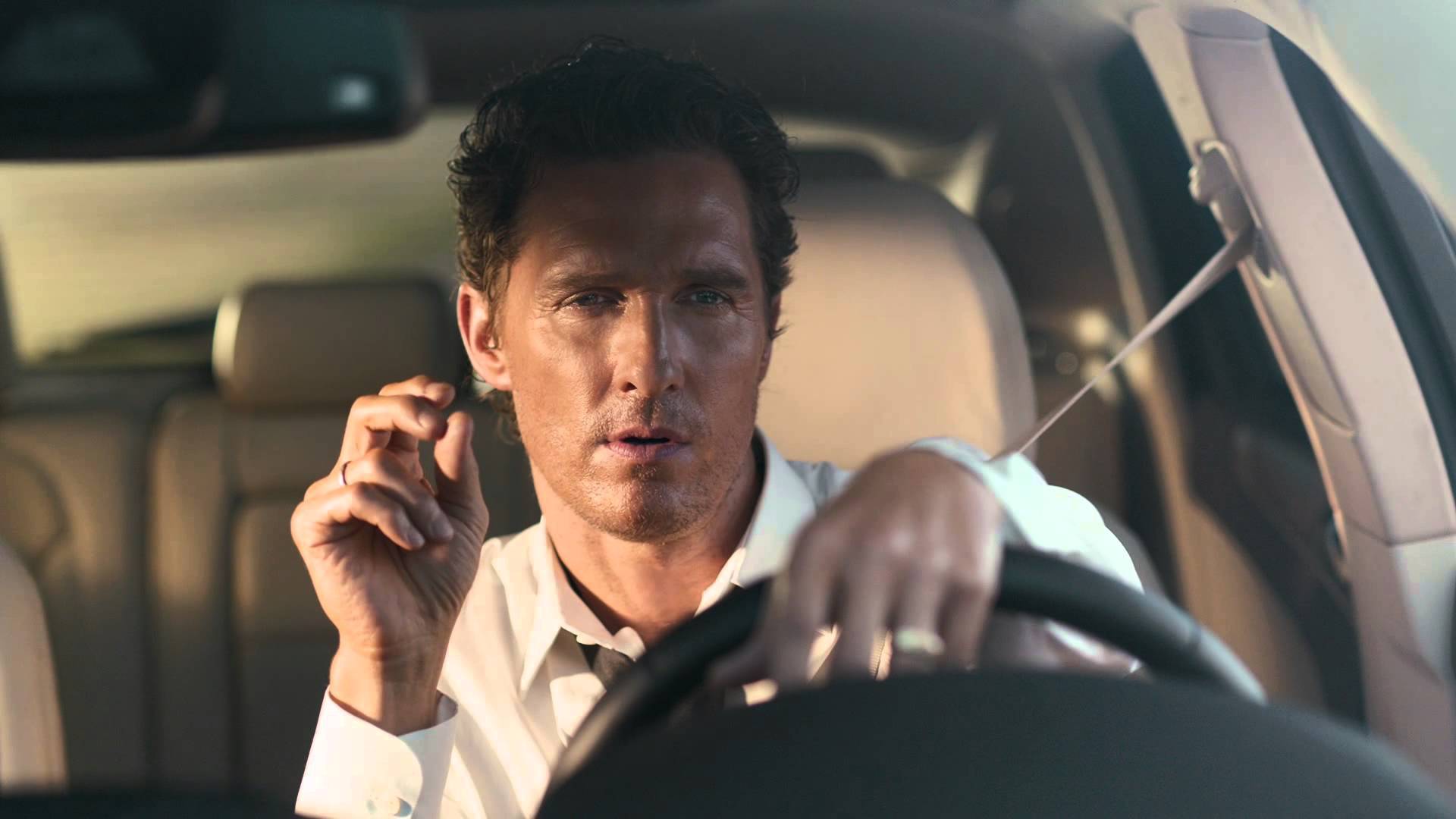Matthew Mcconaughey Talks To Dogs In Lincoln Ad