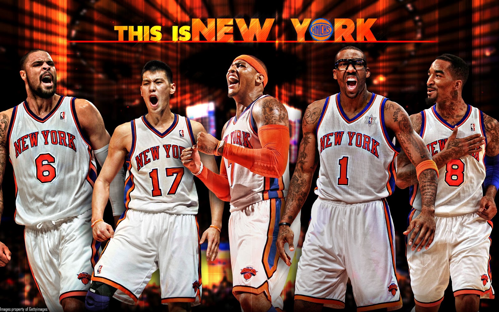 New York Knicks Squad Wallpaper HD