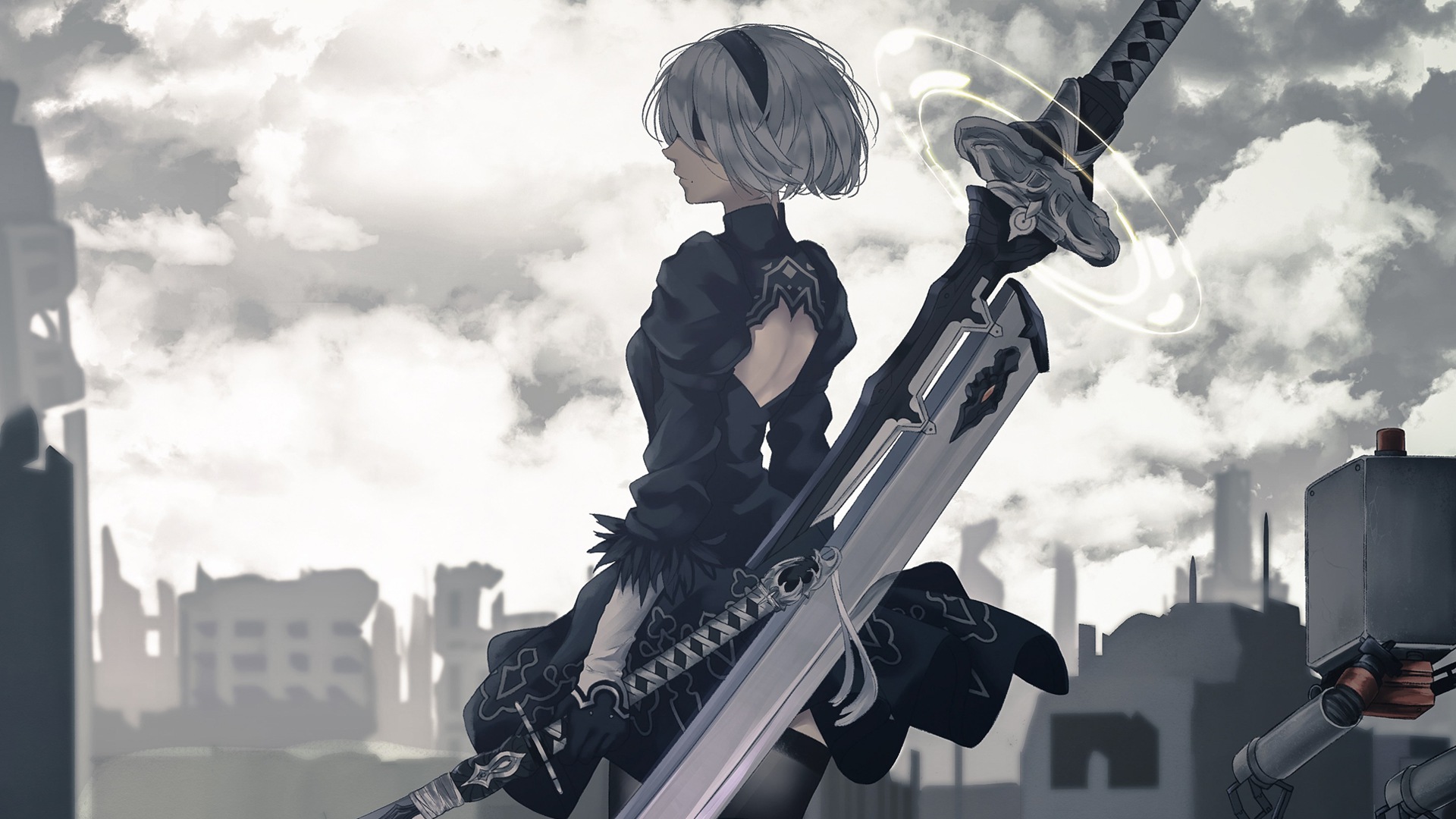 Nier Automata Full HD Wallpaper And Background