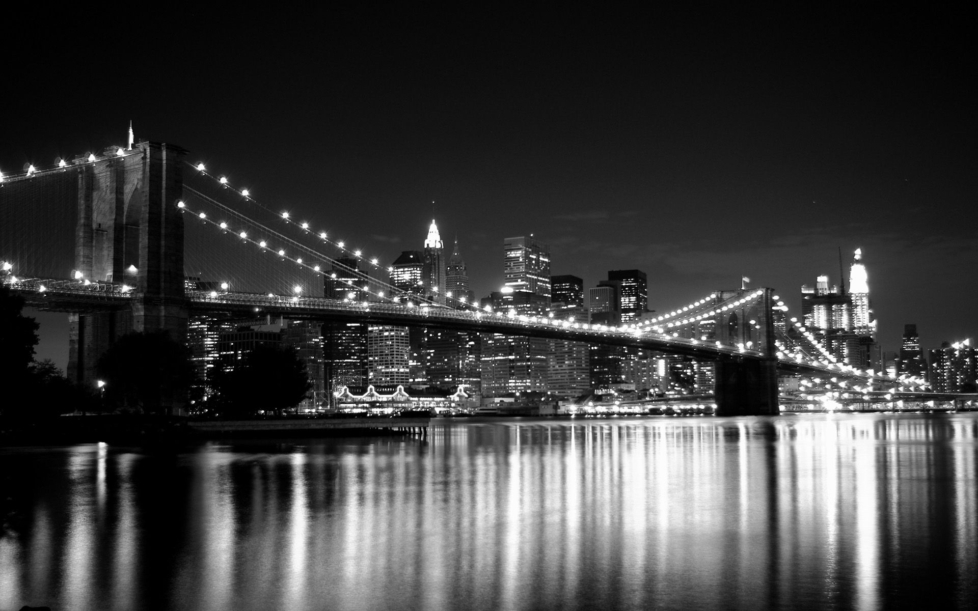 New York City Wallpaper Black And White Sf