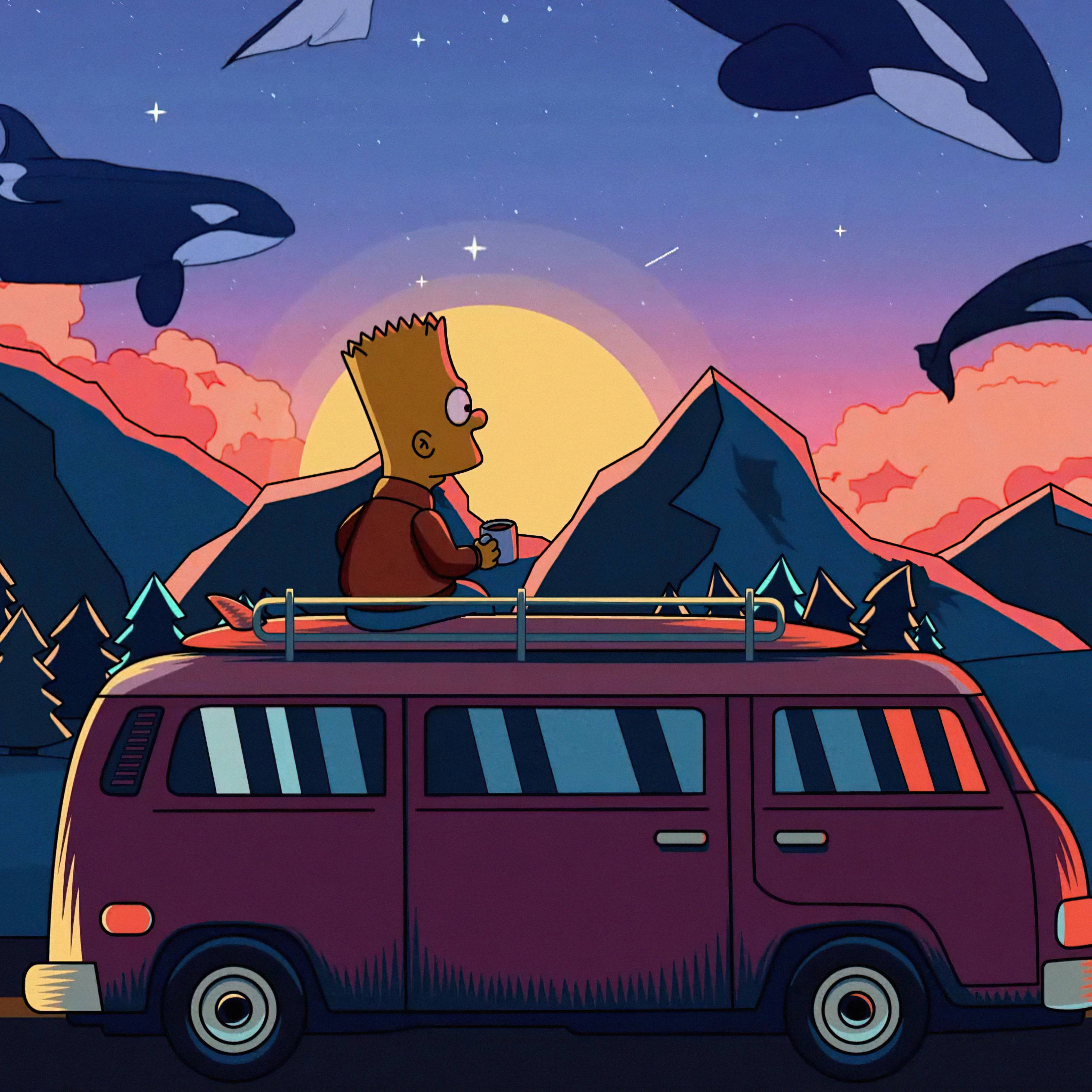 Bart Simpson Aesthetic Wallpaper