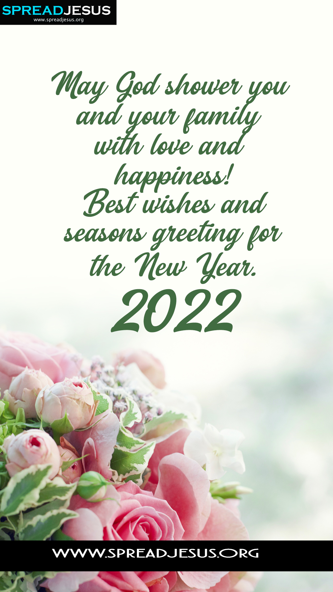 Happy New Year Mobile Wallpaper May God Shower You And