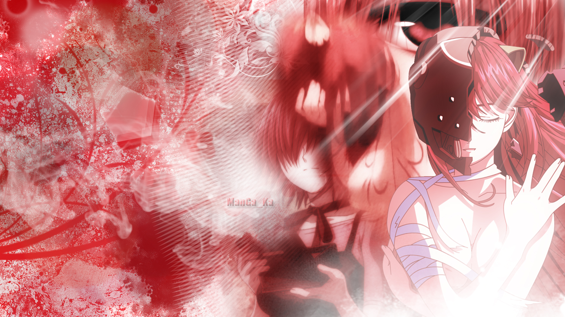 Anime Elfen Lied HD Wallpaper by 佳乃 之