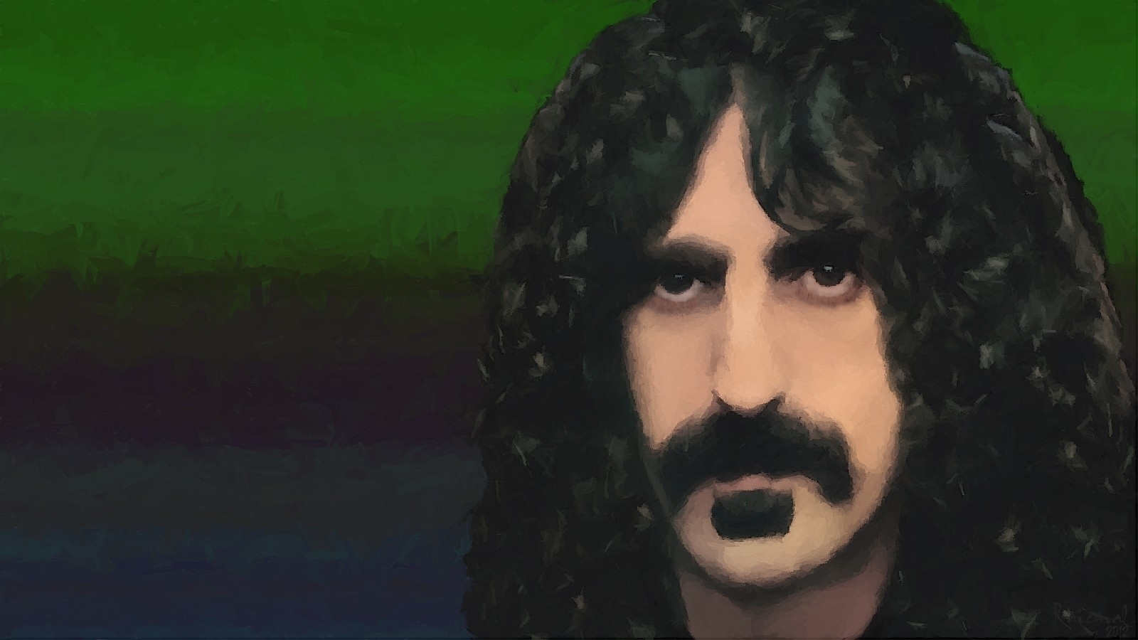 Frank Zappa by Ravenval 2012 by ravenval on