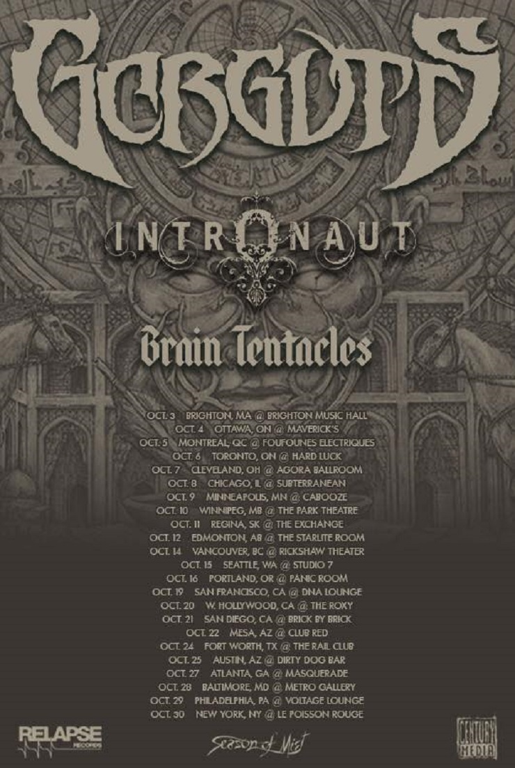 Gorguts Announce North American Tour With Intronaut
