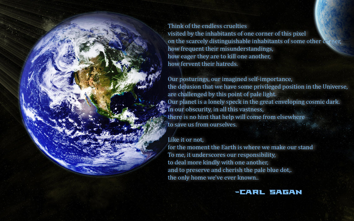 Carl Sagan Pale Blue Dot Wallpaper
