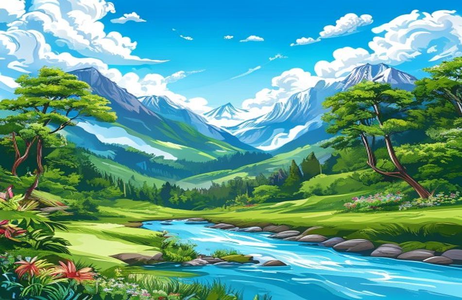 Santa Banta Nature Wallpaper