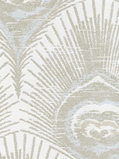 Off White Peacock Wallpaper Pattern Vl214132 Name