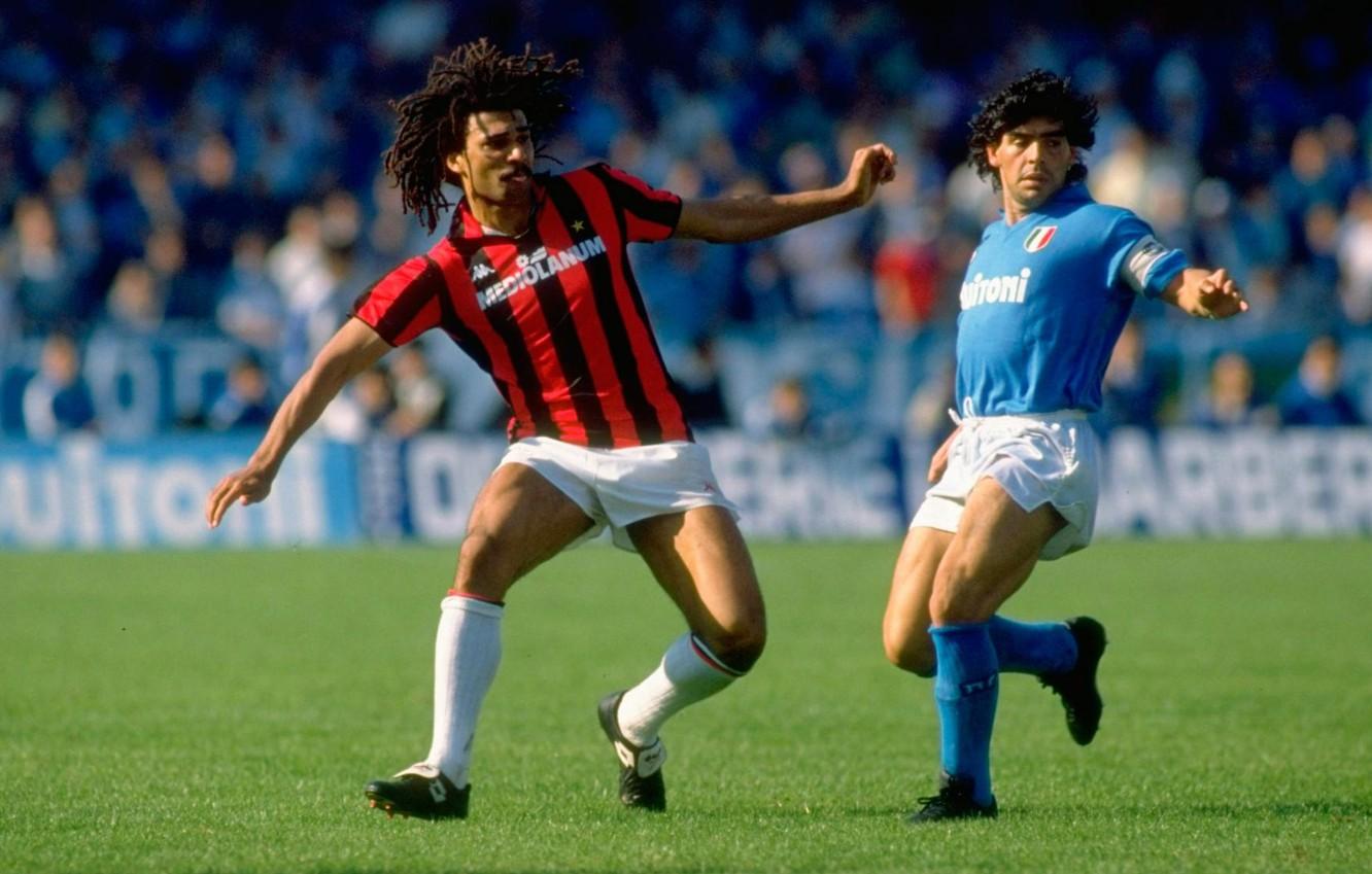 Wallpaper Retro The Opposition Milan Players Napoli Diego