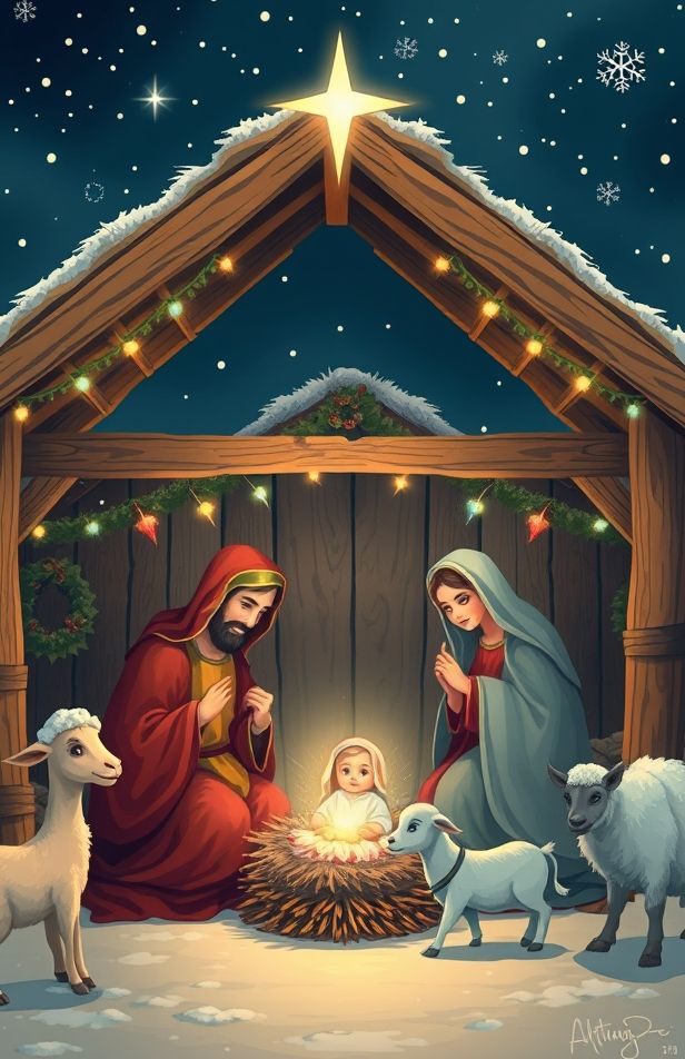 Christmas Nativity Wallpaper