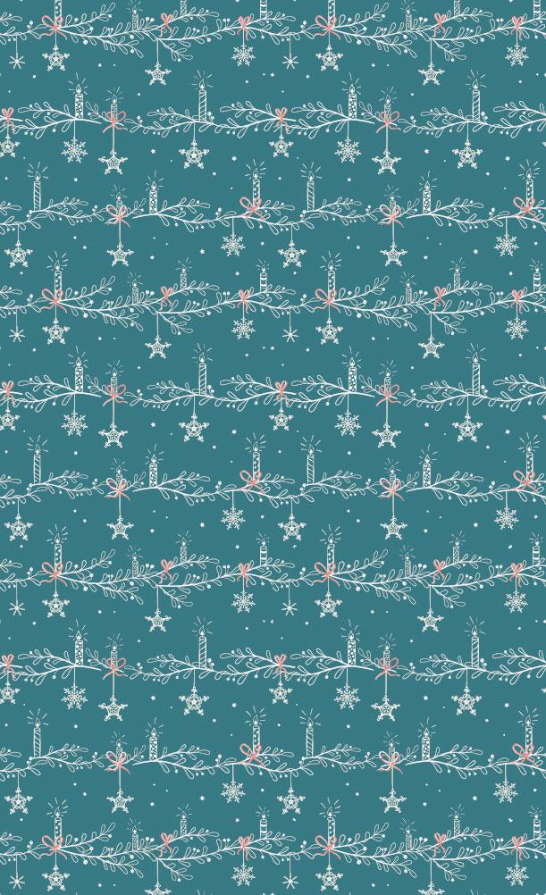 Christmas Aesthetic Wallpaper Cute Ornaments Idea