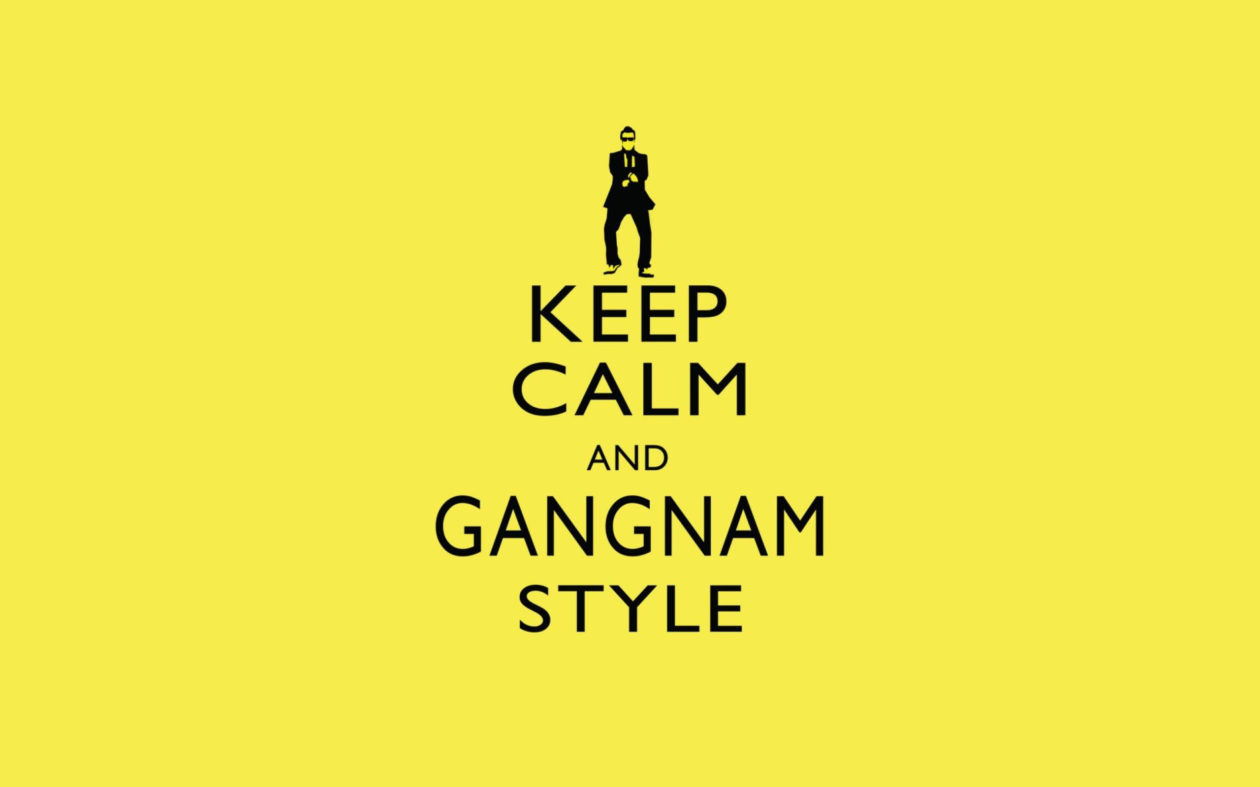 Keep Calm Gangnam Style Quotes Wallpaper