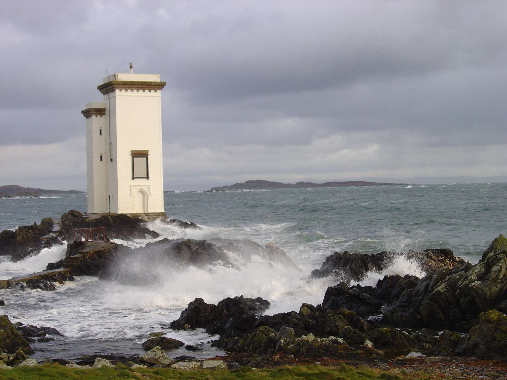 Free download blue skies castle islay isle of ilay lighthouse lochs ...