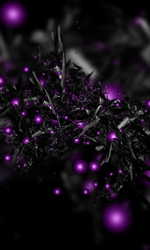 Purple N Black Abstract Mobile Wallpaper Apps