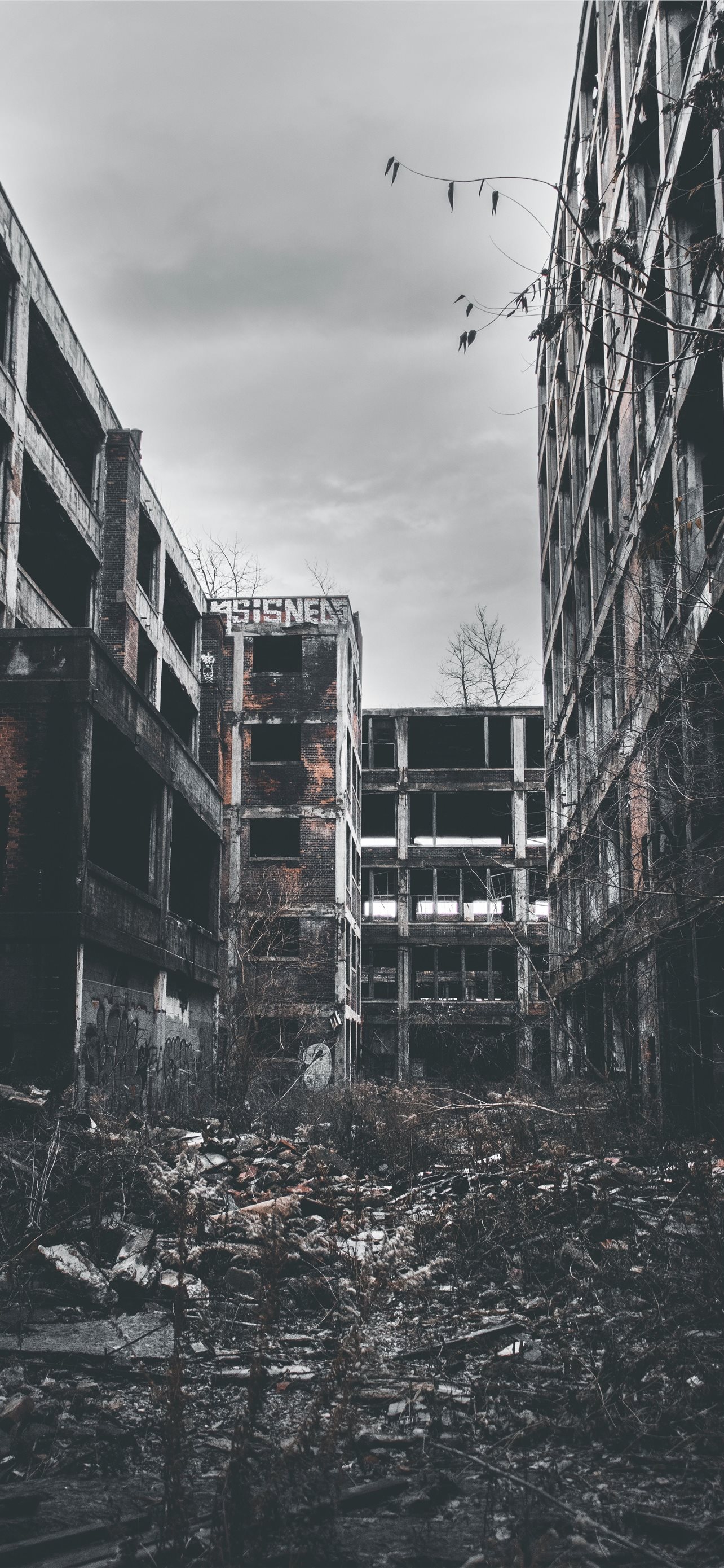 Detroit City iPhone Wallpaper