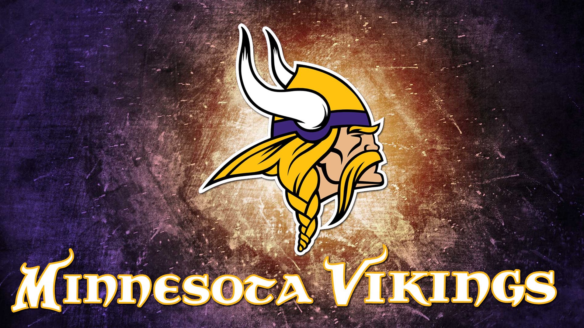 Minnesota Vikings logo wallpaper 1920x1080