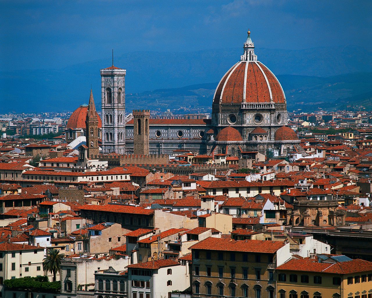 Buildings City Florence Italy Desktop Wallpaper Nr By