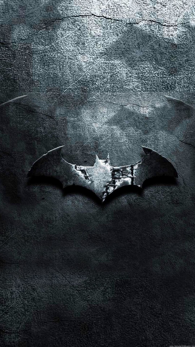 Dark Batman Logo iPhone Plus And Wallpaper