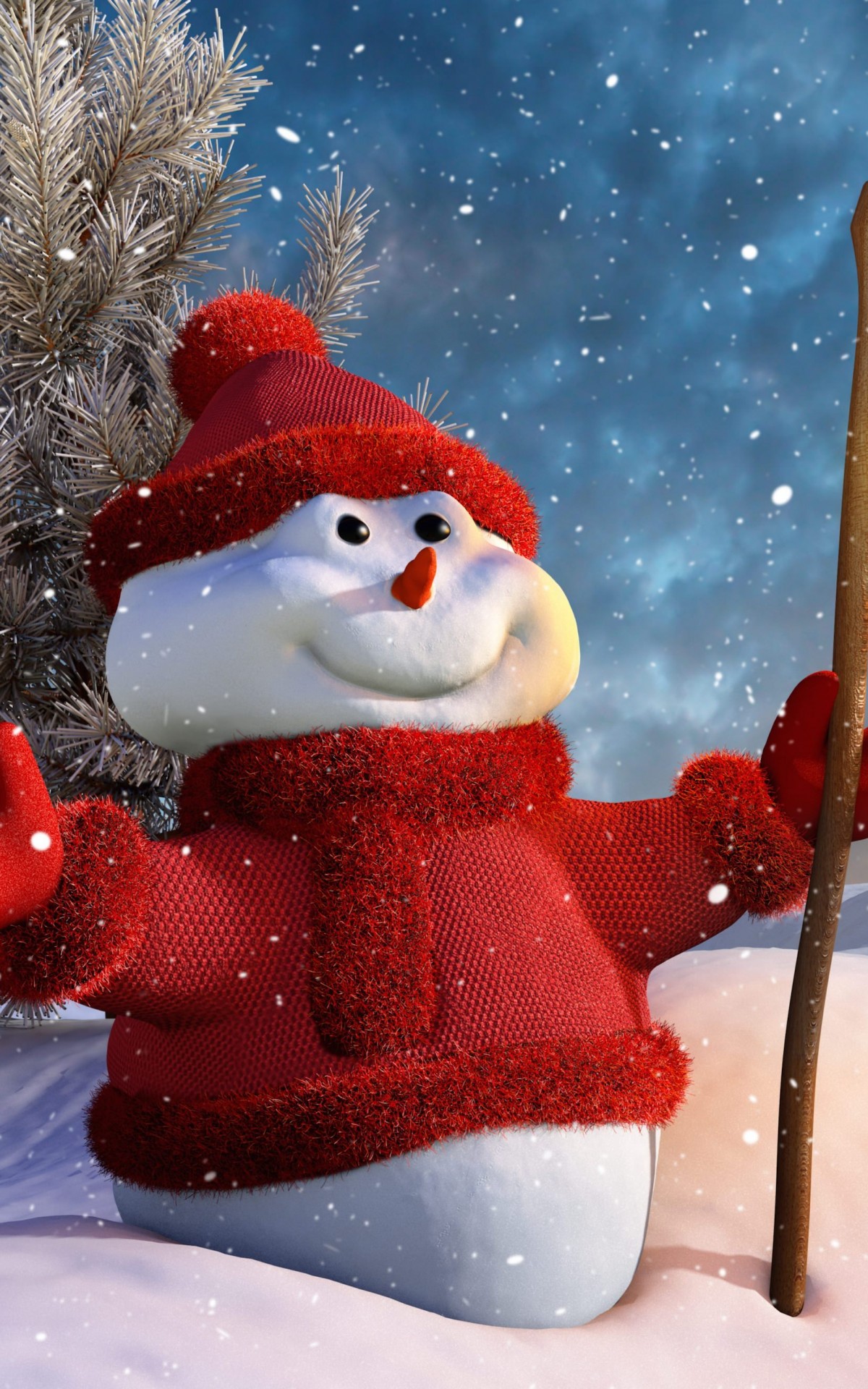 Christmas Snowman HD Wallpaper For Kindle Fire HDx HDwallpaper