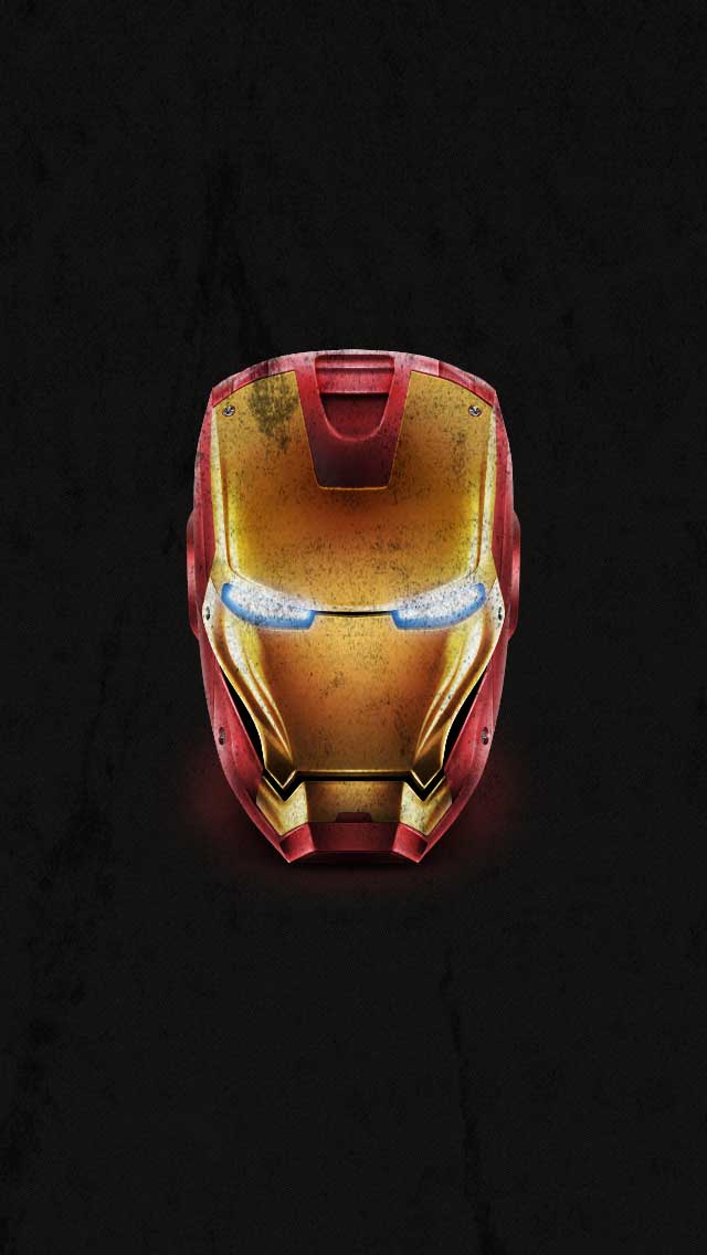 Iron Man Distressed iPhone Wallpaper by vmitchell85