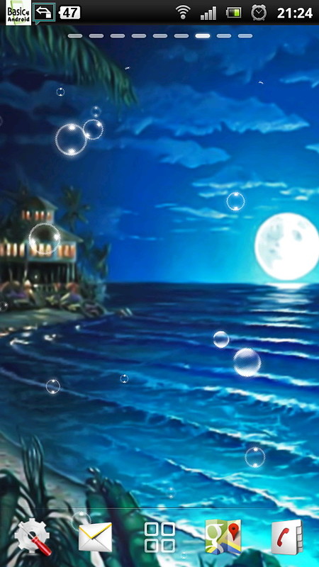 Night Beach Live Wallpaper Android