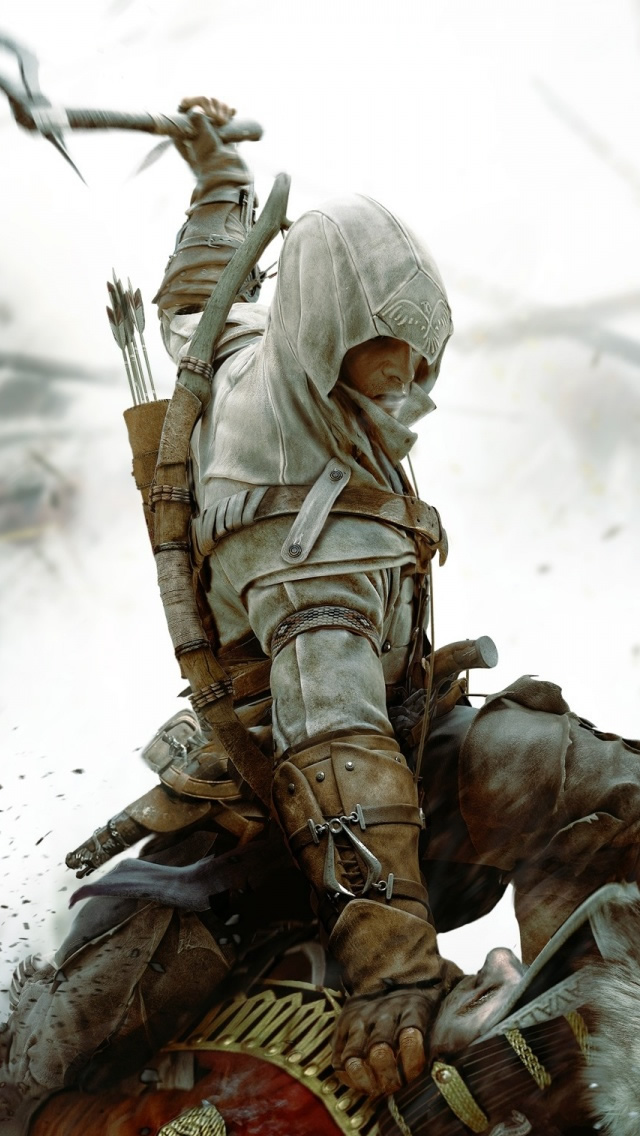 Assassins Creed III 3 iPhone 5s Wallpaper Download iPhone Wallpapers 640x1136