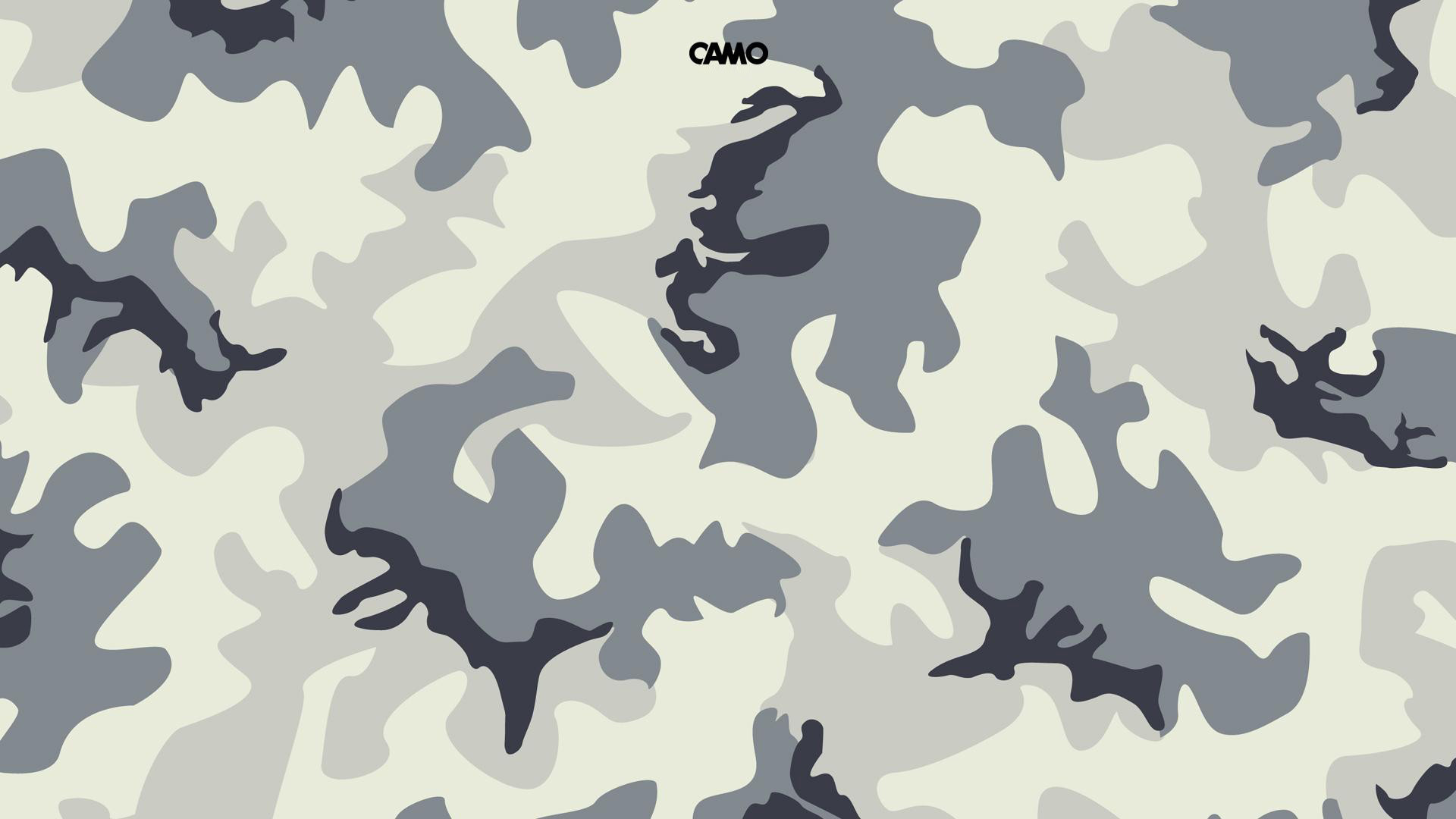 Abstract camouflage pattern in shades of grey and white. Seamless vector illustration. Ideal for backgrounds, prints, and digital designs related to military, hunting, or fashion themes