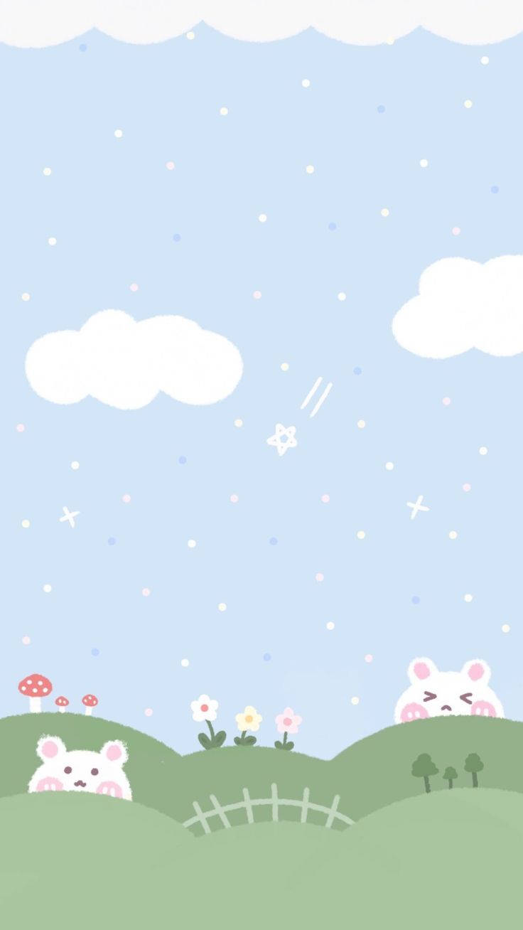 Top Cute Blue Phone Wallpaper Full HD 4k To Use