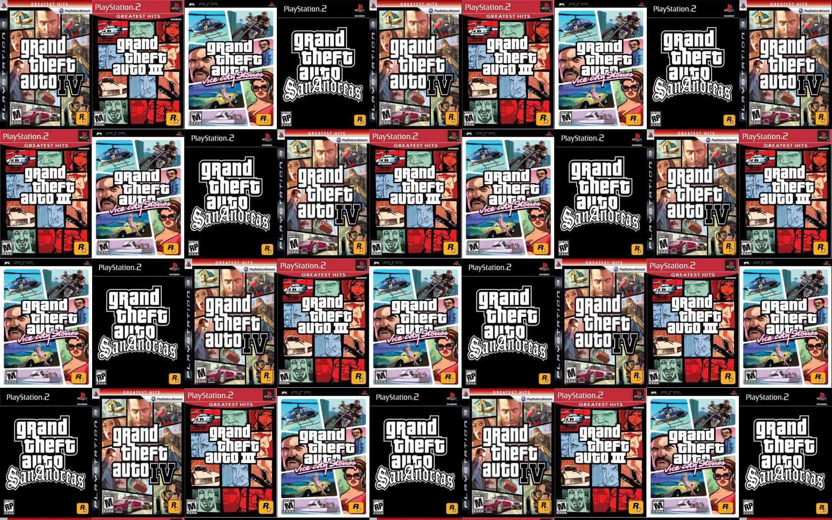Grand Theft Auto Iv Iii Wallpaper Tiled Desktop