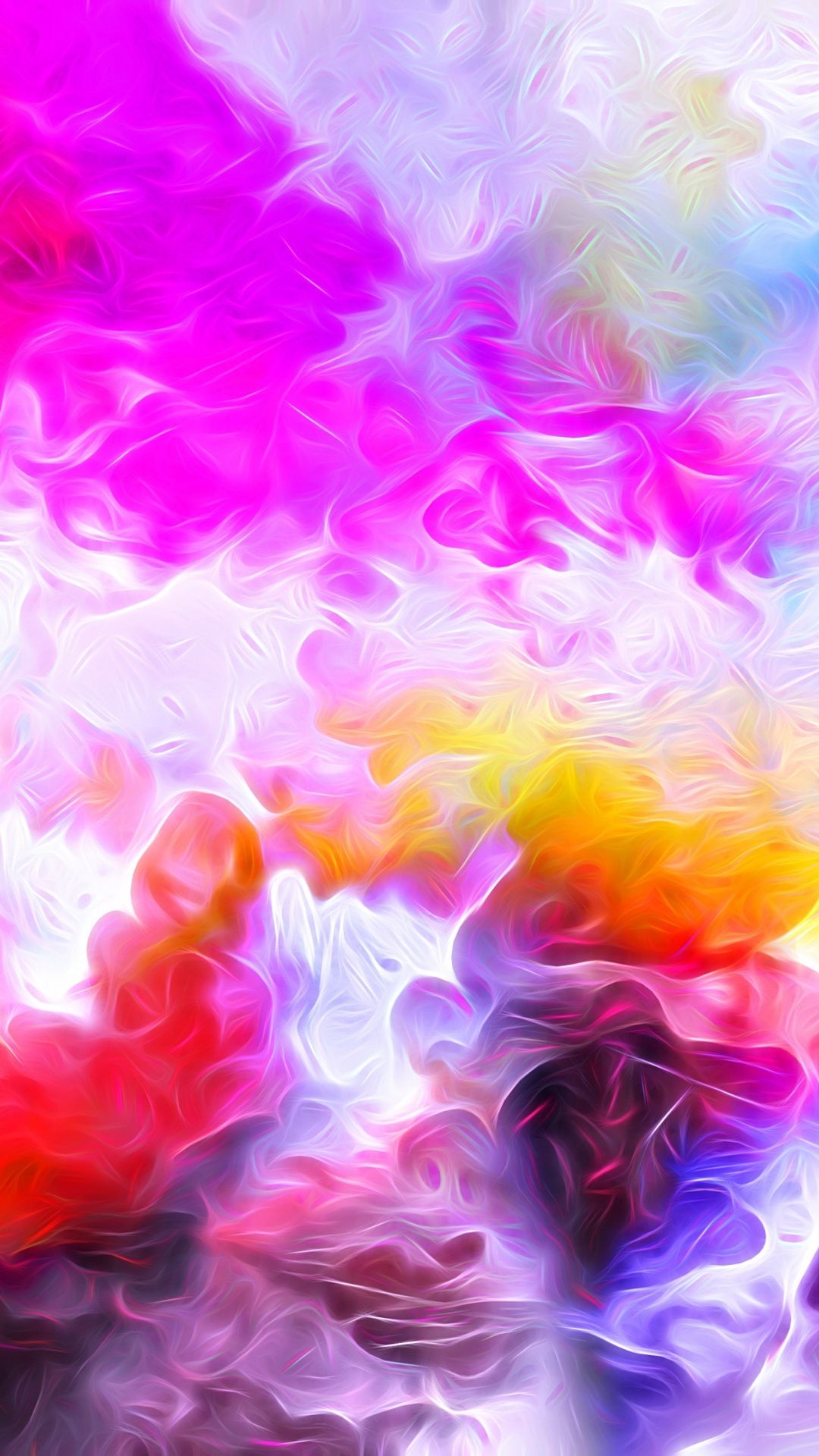 Abstract Colorful Glitch Art Wallpaper