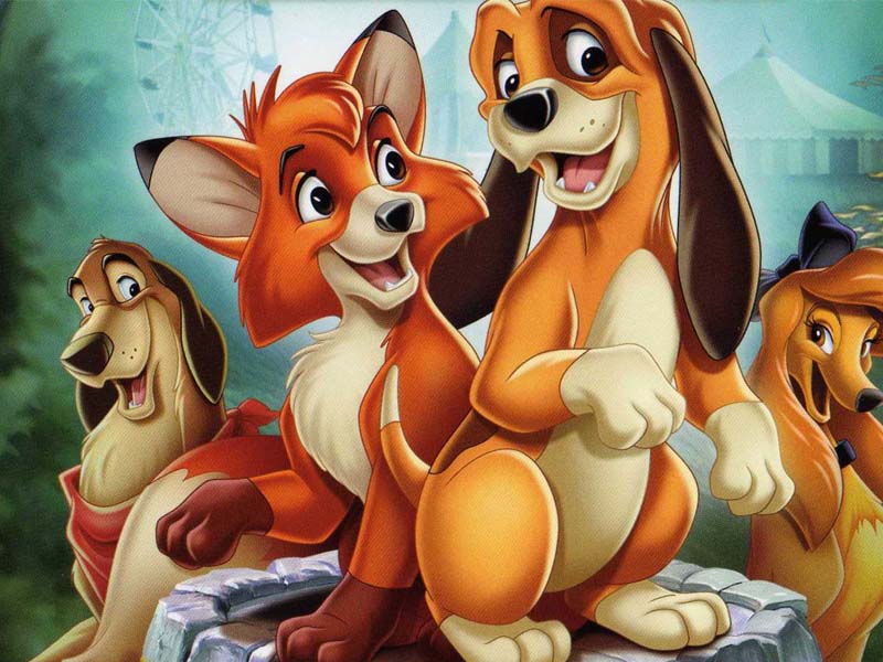 Top Cartoon Wallpaper The Fox And Hound