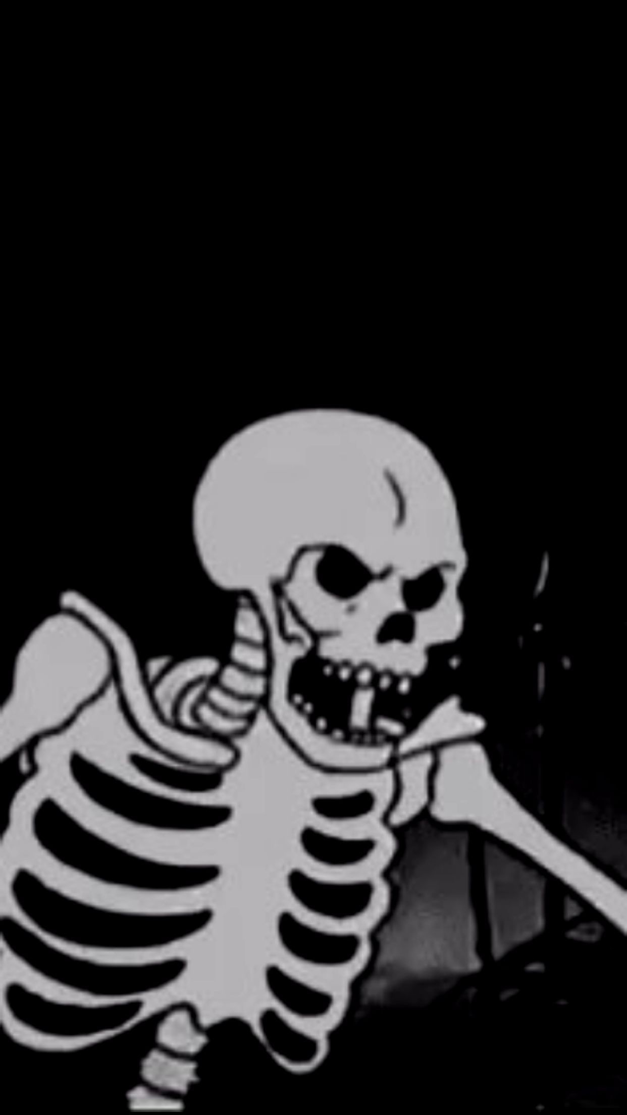 Scary Skulls iPhone Wallpaper On