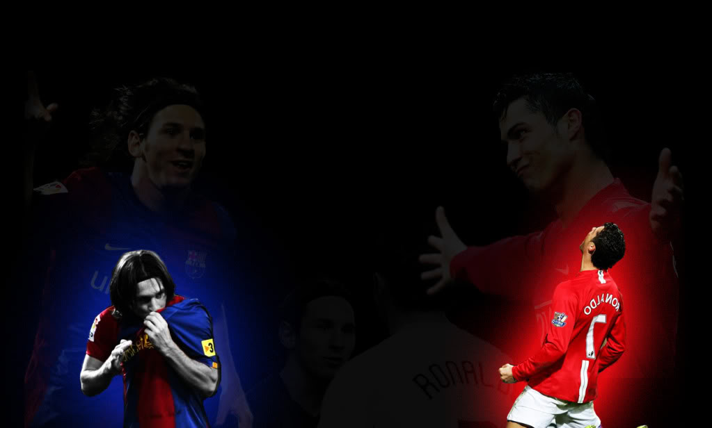 Lionel Messi Vs Christiano Ronaldo Wallpaper