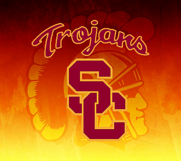Wallpaper Of The University Southern California Trojan S Logo