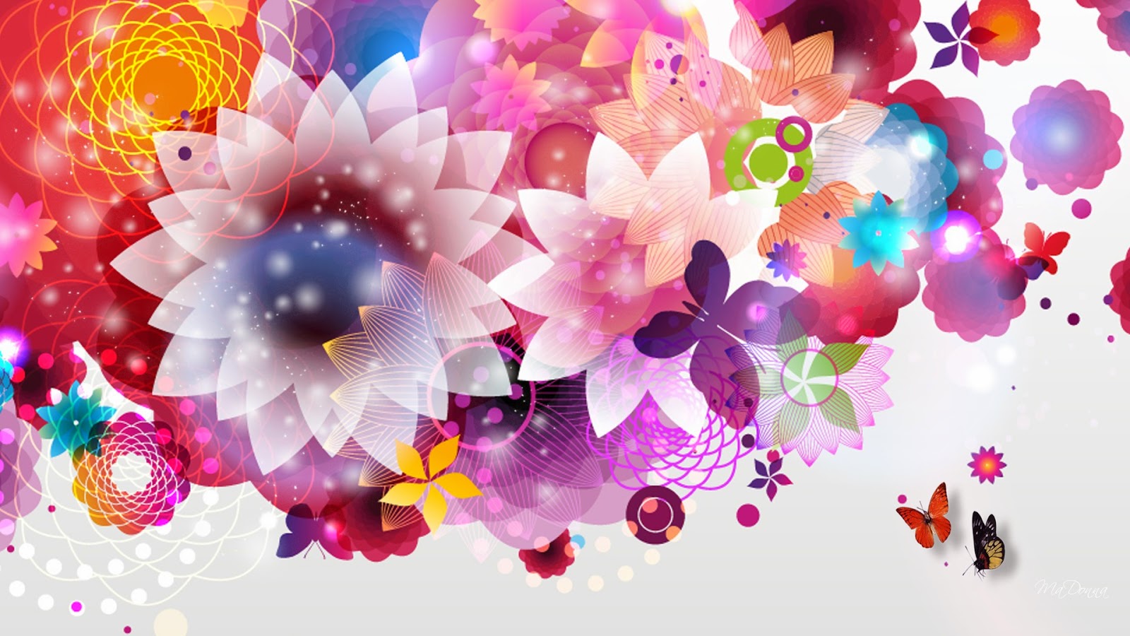 Bright Flowers Wallpaper - WallpaperSafari