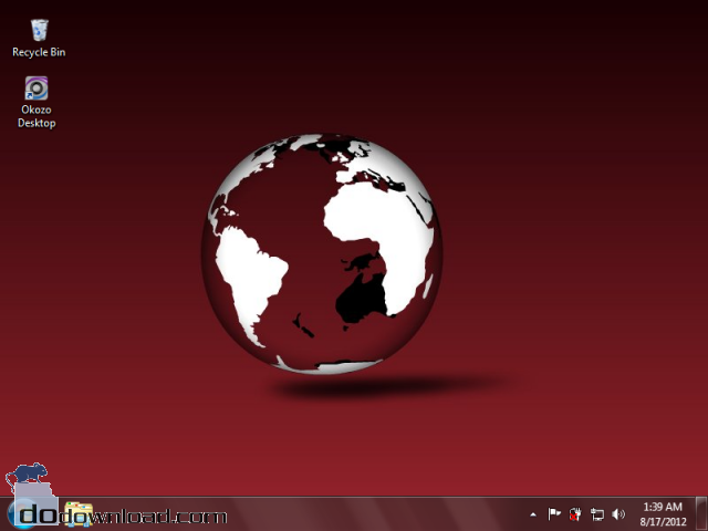 Animated Red Globe Wallpaper Image 3d Spinning