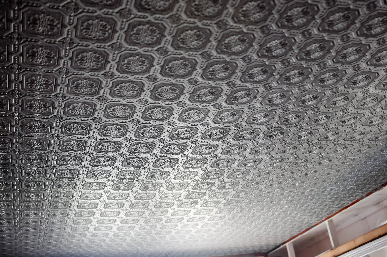 Free Download My Old Country Home Faux Tin Tile Ceiling Reveal