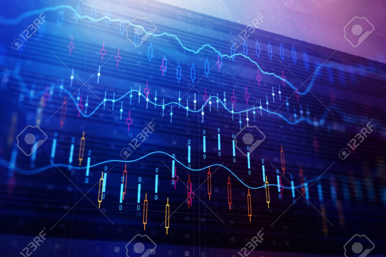 Abstract Forex Background Trade And Investment Concept 3d