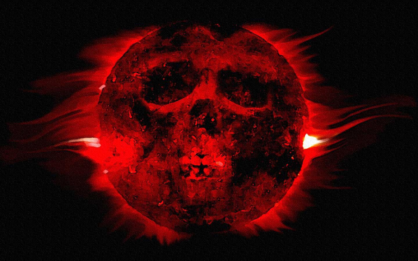 Dark Skull HD Wallpaper Desktop Background Mobile