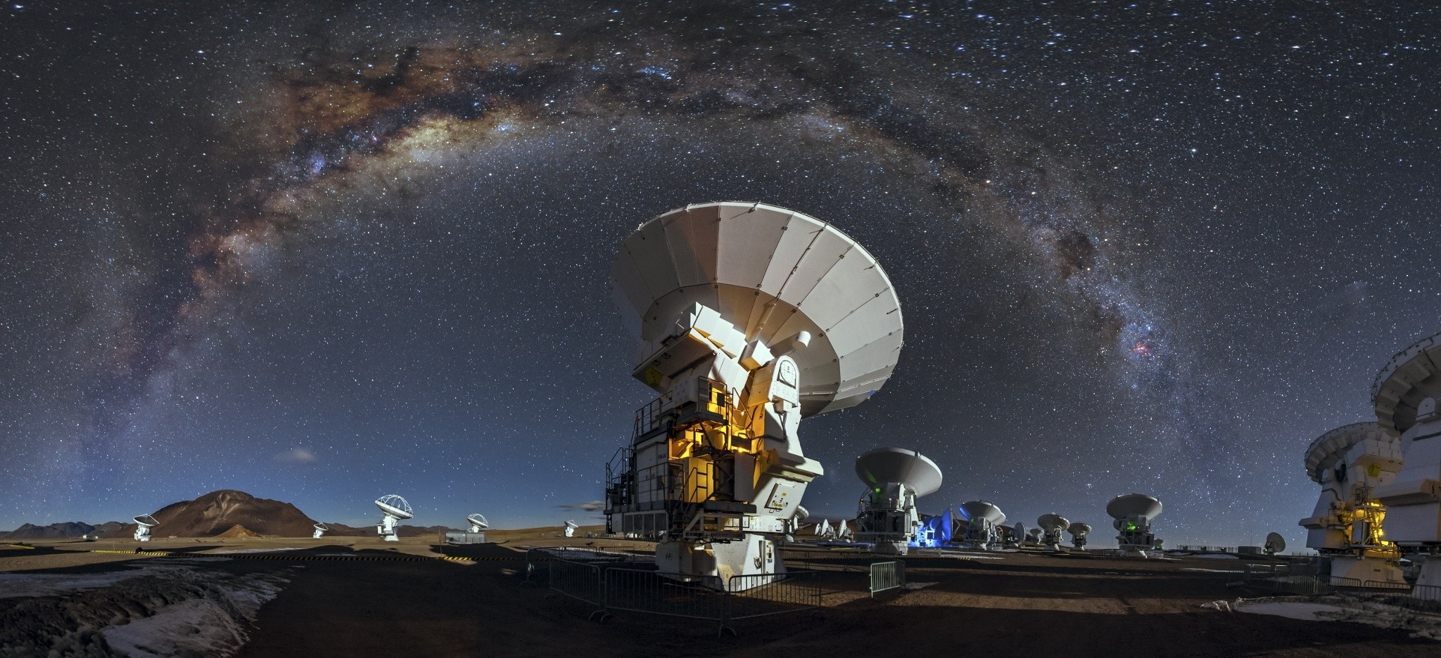 Space From Alma Observatory Chile HD Wallpaper