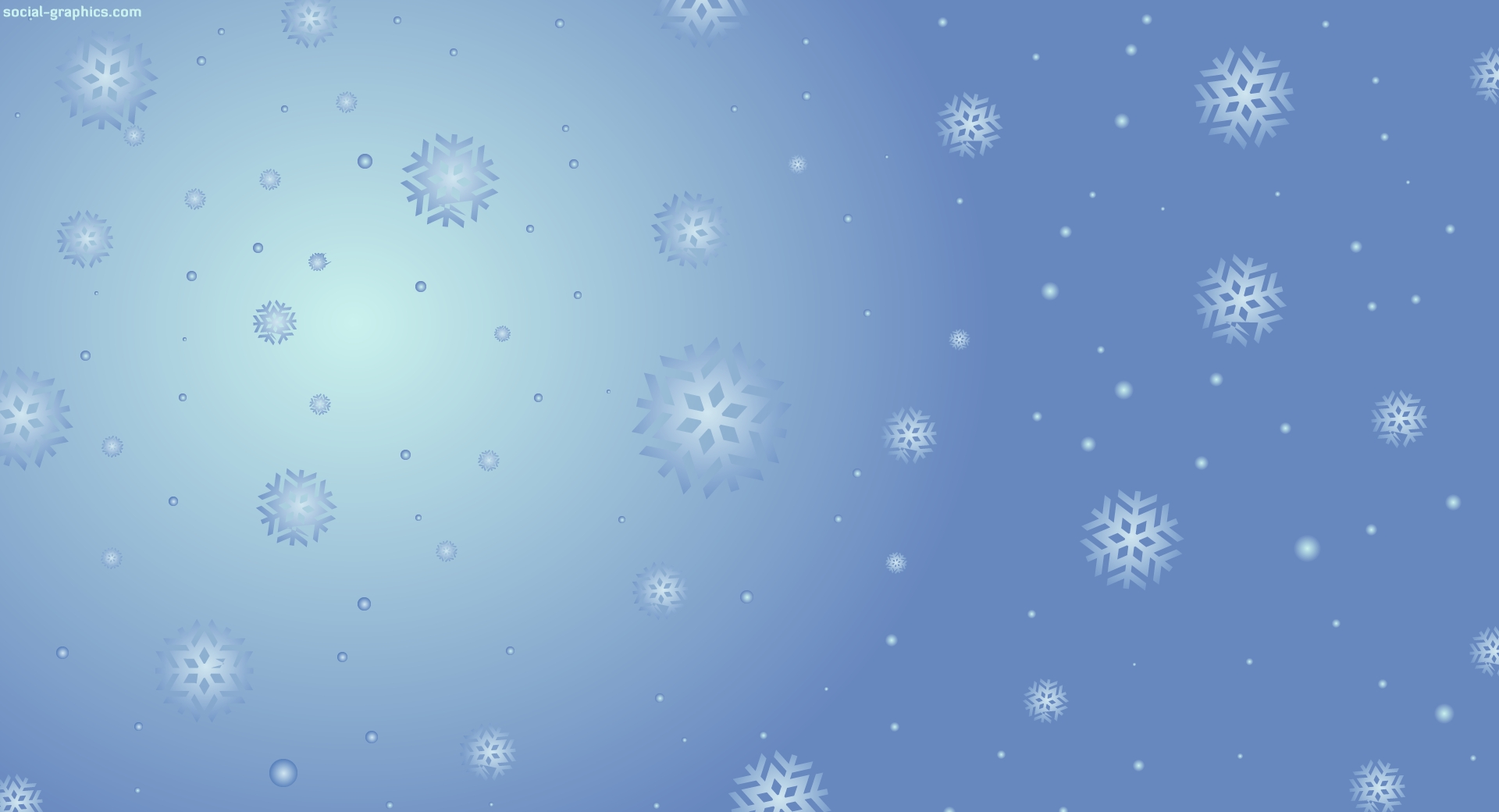 Twitter Background Snowy Winter Social Media Graphics