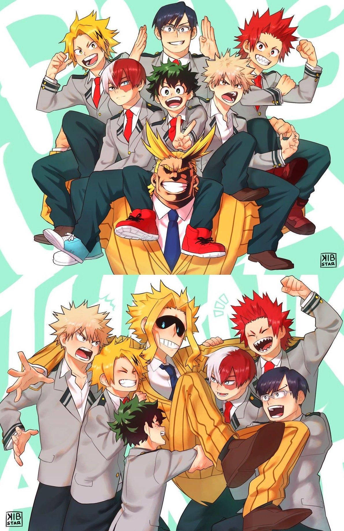 Deku X Todoroki Bakugou Wallpaper