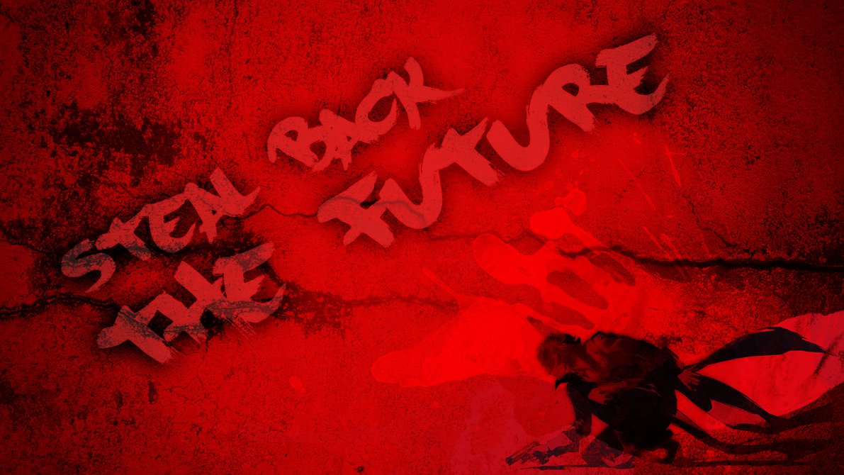 Cool Future HD Mask Persona Red Steal Wallpaper Back Made