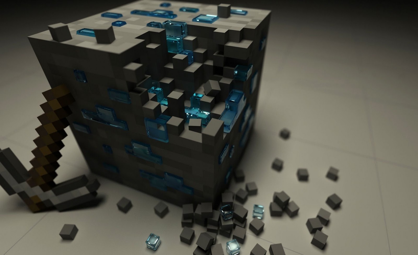 Minecraft Game 3d Cube HD Wallpaper Epic Desktop Background