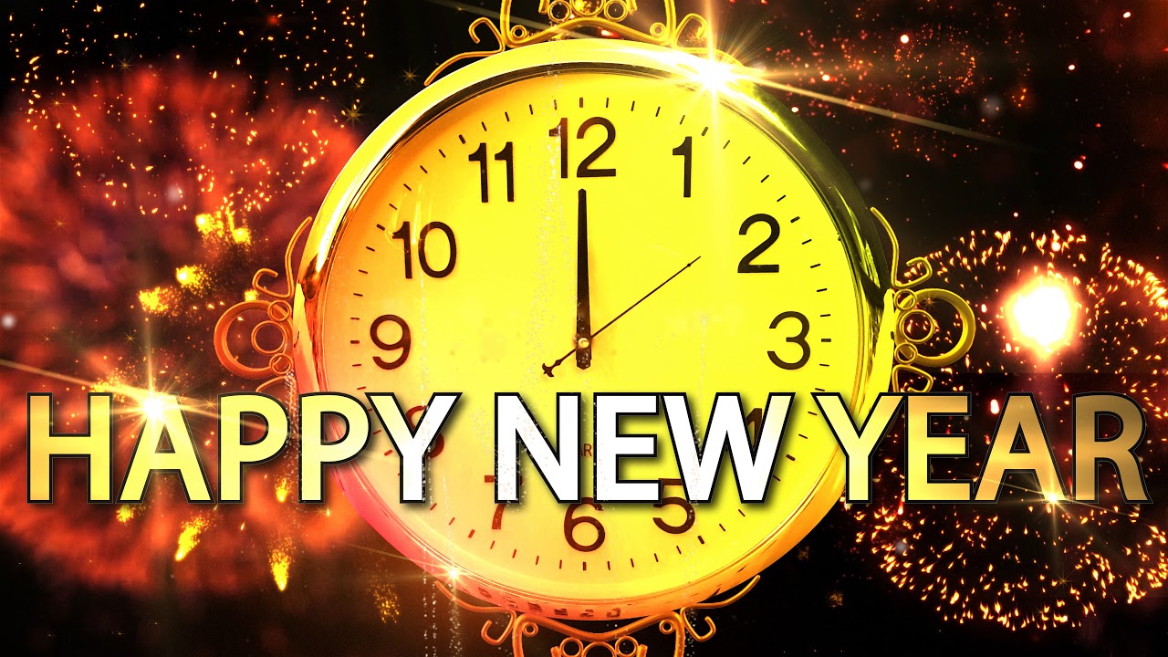 Happy New Year Clock V Countdown Timer With Sound