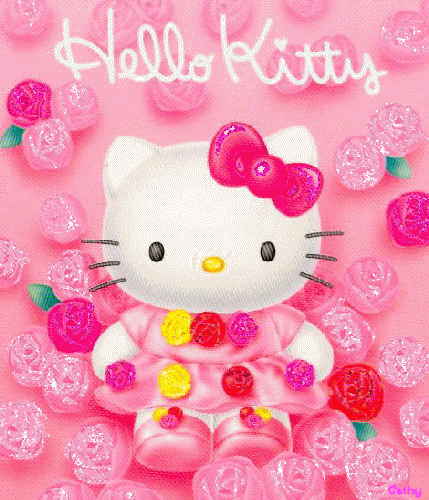 Animaci N De Hello Kitty Gif Animado Cara