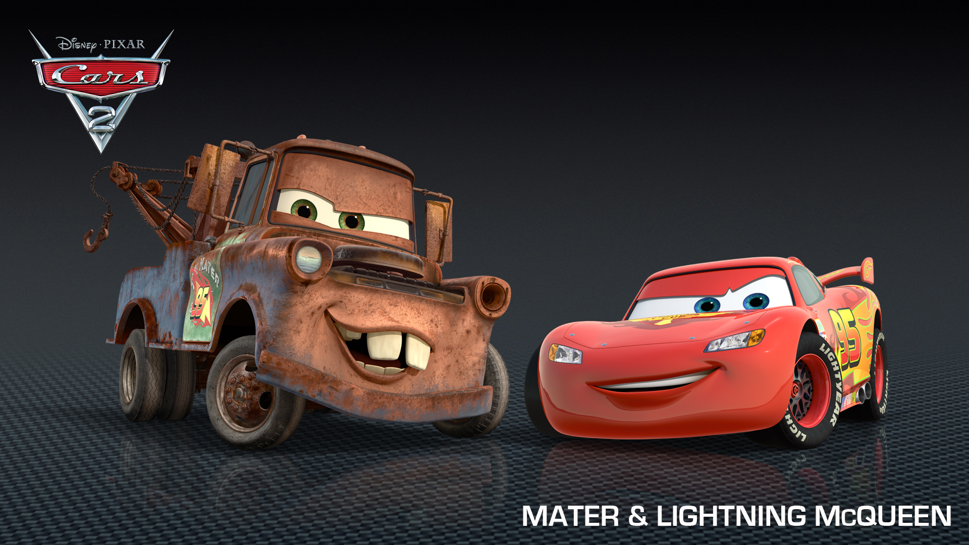 Mater Lightning Mcqueen From Cars HD Wallpaper