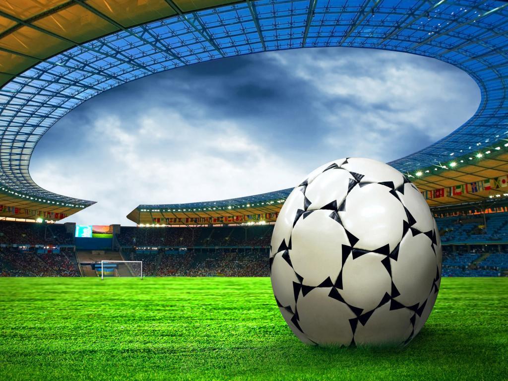 Sport Soccer Ball Arena Desktop HD Wallpaper