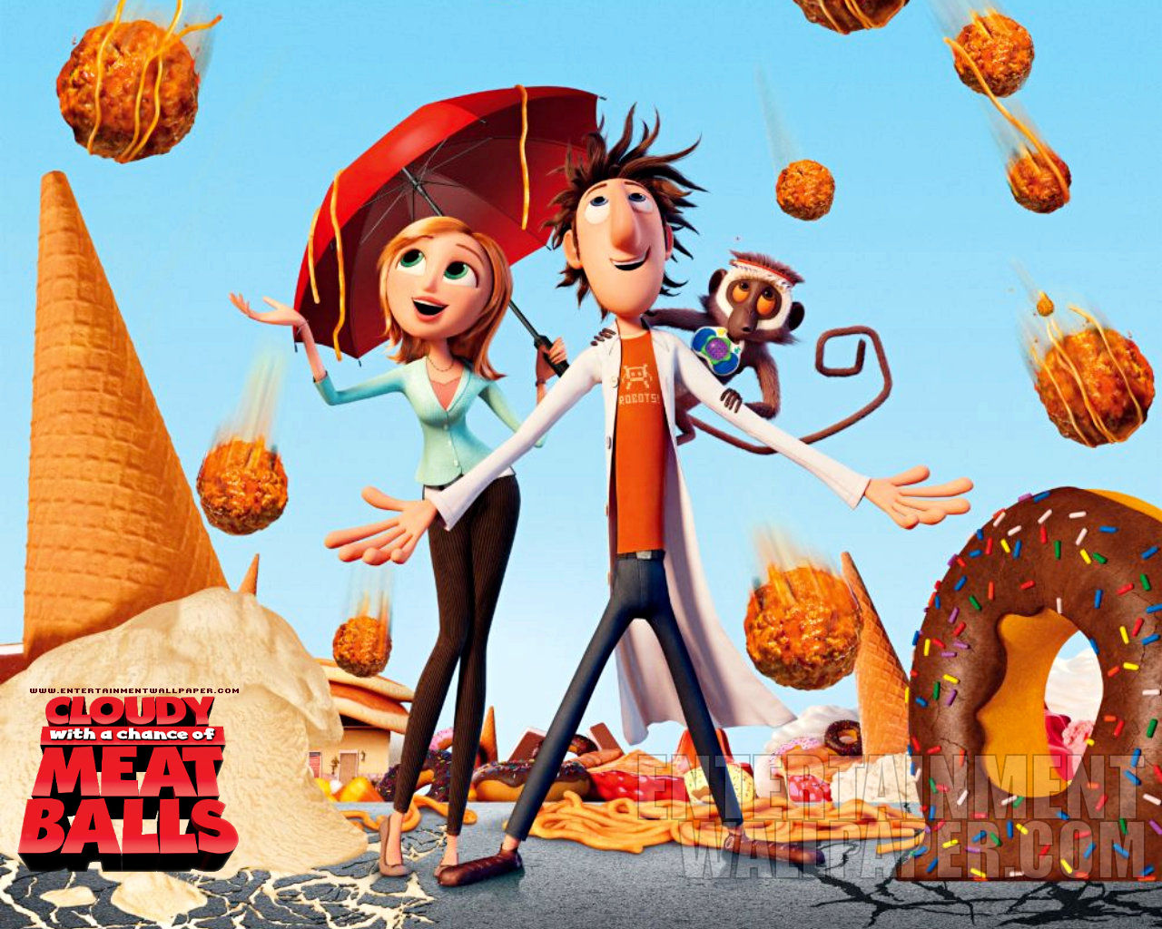 Cloudy With A Chance Of Meatballs Wallpaper